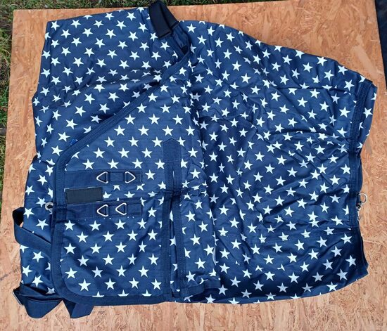 xRegendecke MOVE, STARS, Fleece gefüttert, 155cm